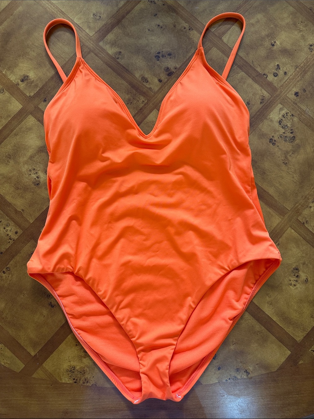 Gibson Latimer Neon Orange Girls' One-Piece Bodysuit